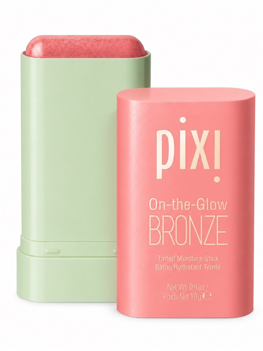 Pixi Coral Pink On-the-Glow Bronze Tinted Moisture Stick